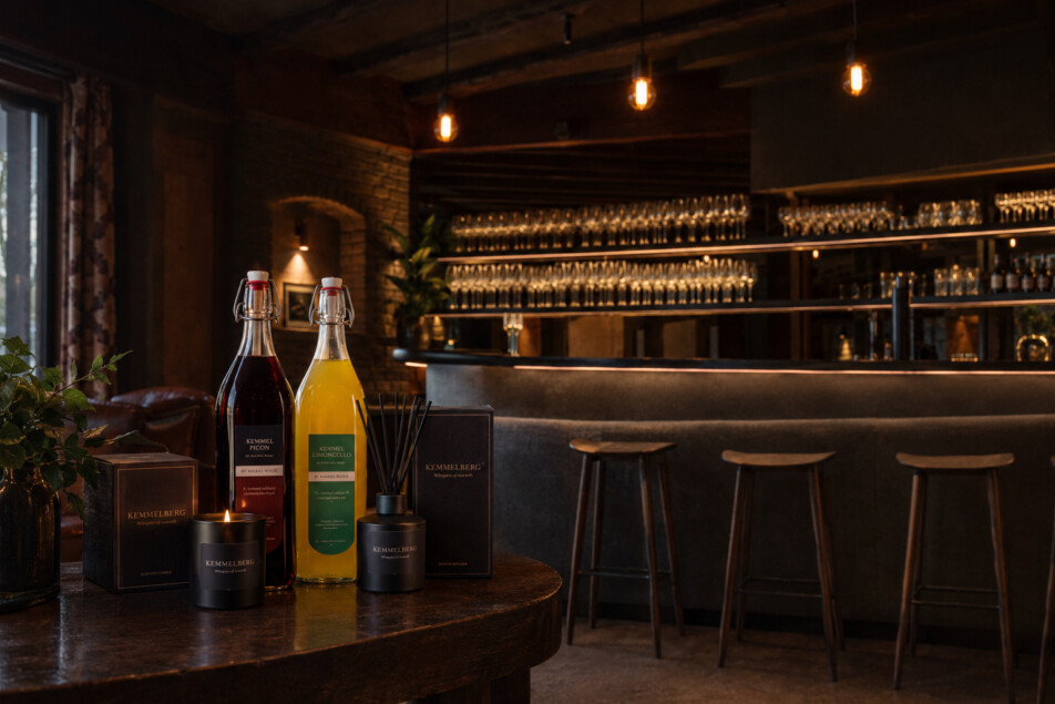 Warme elegantie aan de bar